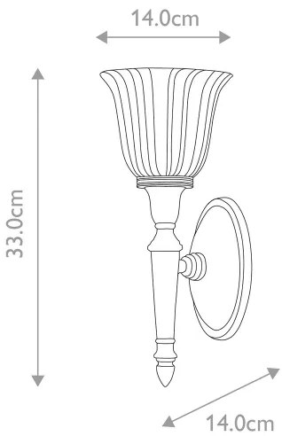 Elstead BATH-DRYDEN1-PC - LED Kúpeľňové svietidlo DRYDEN 1xG9/3W/230V IP44