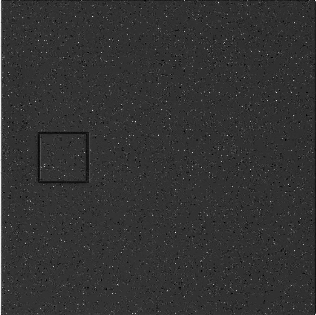 Cersanit Tako štvorcová sprchová vanička 90x90 cm čierna S932-166