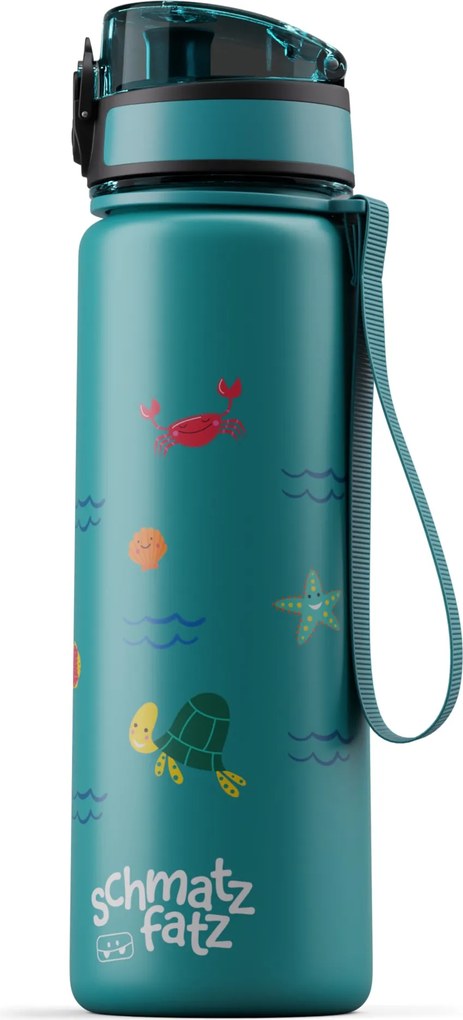 Klarstein Schmatzfatz, fľaša na pitie, športová fľaša, 500 ml, 24 cm, tritan