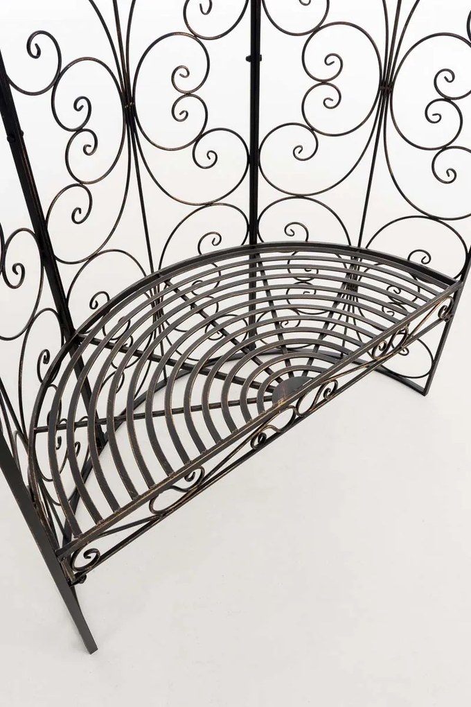 Oblúk na ruže Rosie s lavičkami - Bronzová