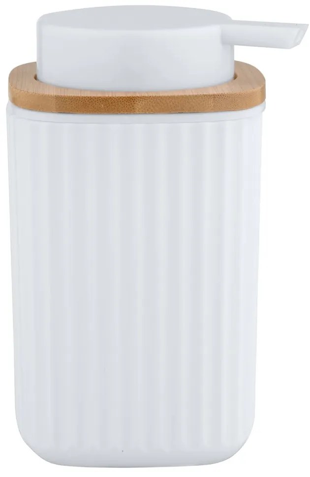 Biely dávkovač na mydlo Wenko Rotello