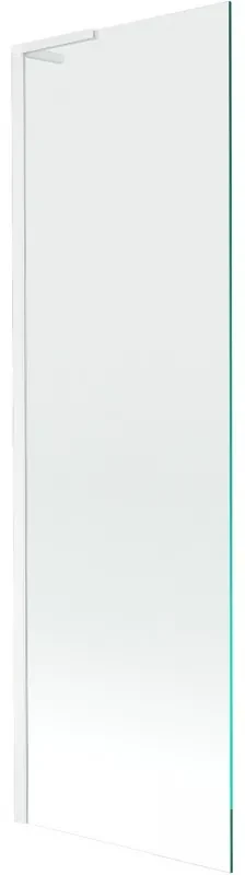 Mexen Next L, 1-krídlová vaňová zástena 60 x 150 cm, 6mm číre sklo, biely profil, 895-060-000-03-00-20