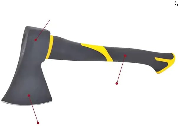 CROWNMAN Univerzálna sekera z uhlíkovej ocele 1000g 43cm
