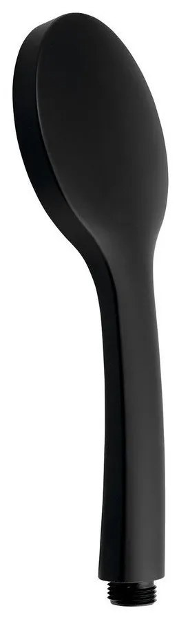 Matne čierna plastová sprchová hlavica ø 10 cm – Sapho