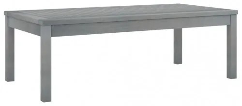 vidaXL Konferenčný stolík 100x50x33 cm sivý masívne akáciové drevo-