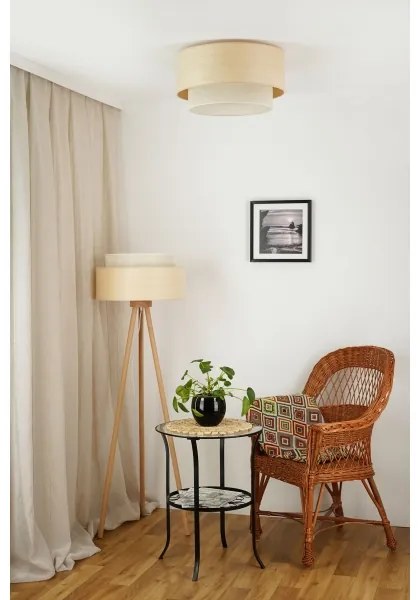 Brilagi - Stropné svietidlo ARIZONA BOHO 1xE27/15W/230V pr. 45 cm béžová