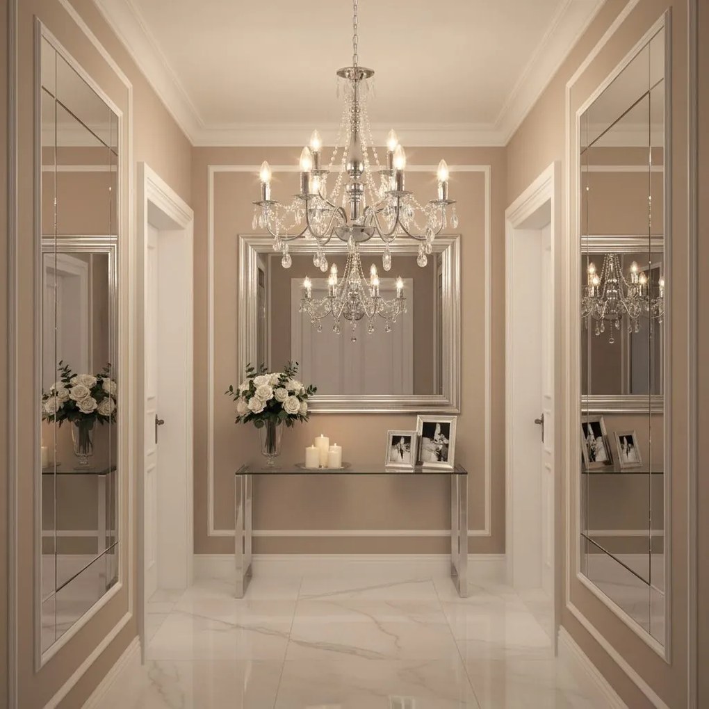 Toolight Toolight, stropné svietidlo 9xE14, EBT016-9CP, chróm, OSW-01231