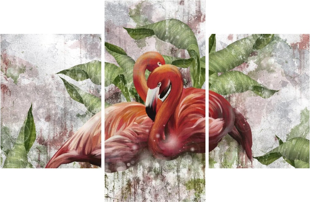 Obraz - Plameniaky (90x60 cm)