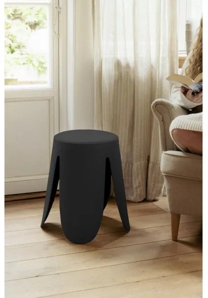 WENKO 26087100 - Stolička COMISO 44,5x46 cm čierna