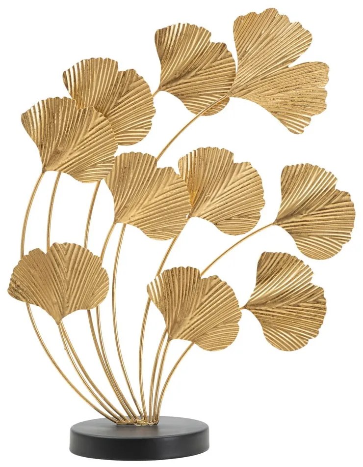 Kovová soška v zlatom dekore Mauro Ferretti Wind Leaf