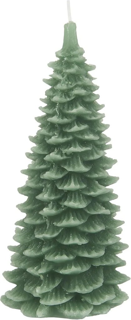 IB LAURSEN Vianočná sviečka Christmas Tree Green 20 cm