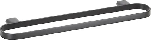 Bemeta Design ORGANIC BLACK: Držiak uterákov, 380 mm, dvojitý - 167104400