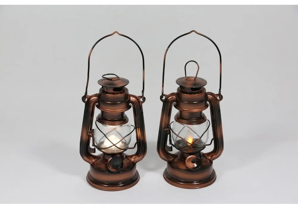 LED lampáš v bronzovej farbe (výška 19 cm) – Hilight