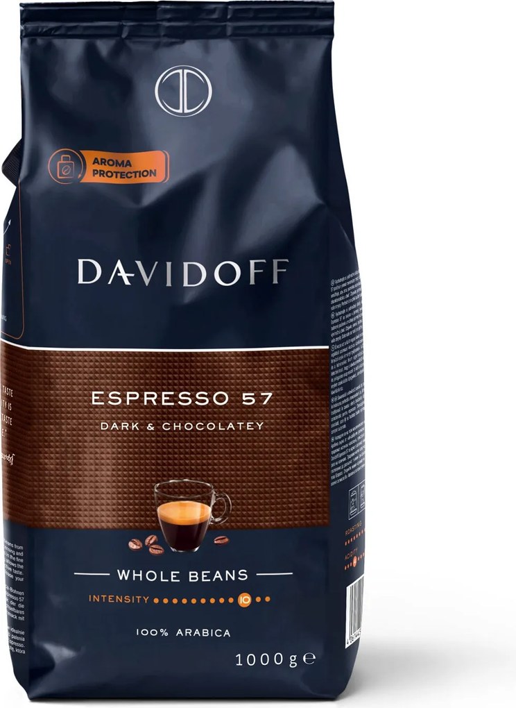 DAVIDOFF CAFÉ Espresso 57 - 1 kg zrnkovej kávy