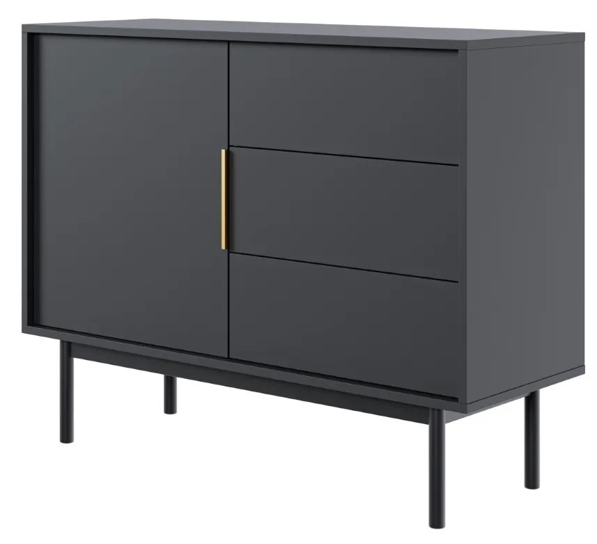 Komoda Viva 104 cm černá