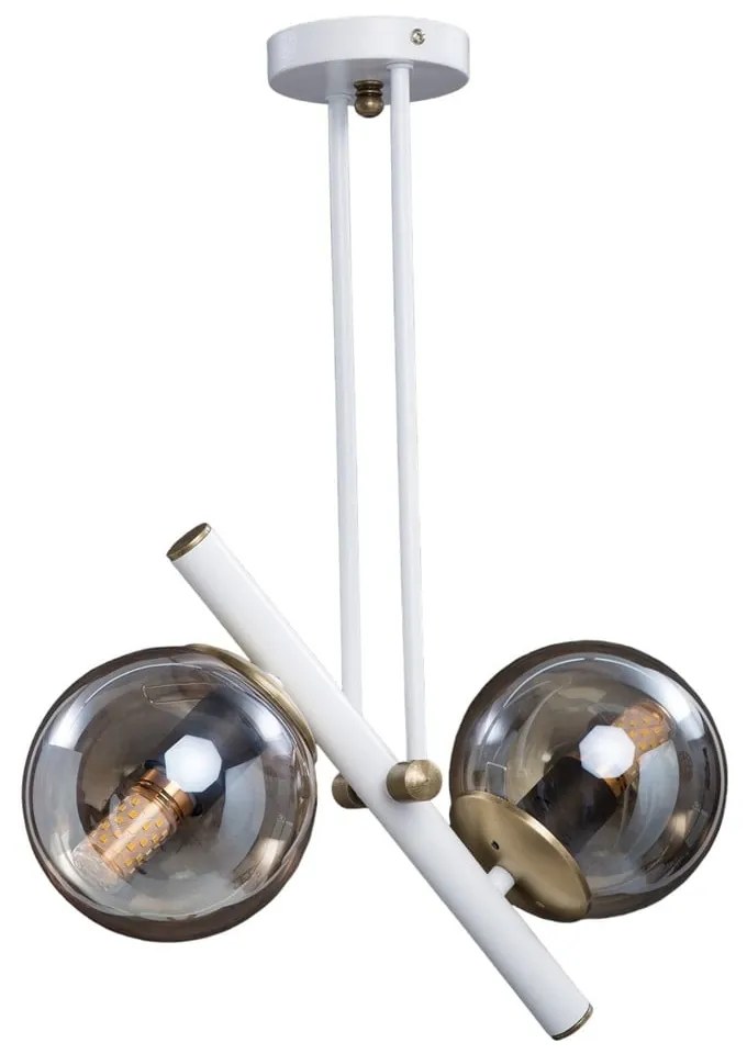 Závesné svietidlo so skleneným tienidlom ø 15 cm Libra – Squid Lighting