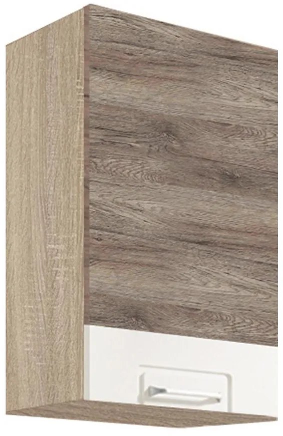 Skrinka do kuchyne Econo 31G Sonoma/Biely/San Remo