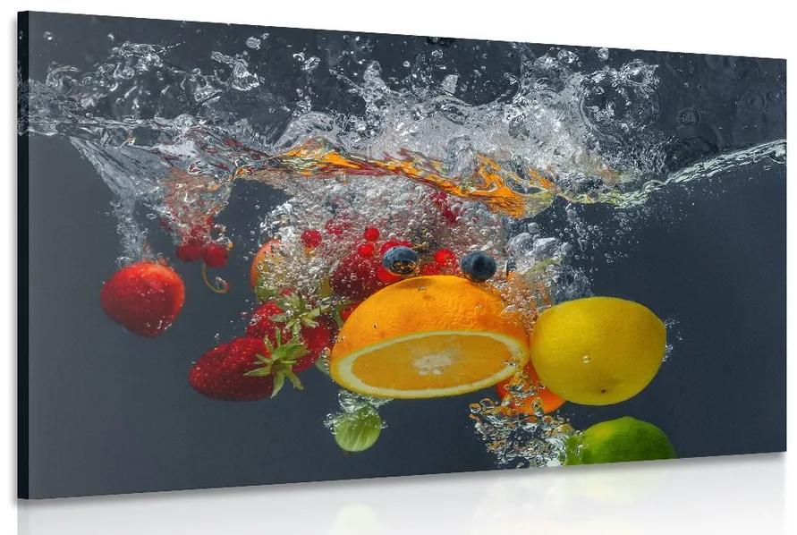 Obraz ovocie vo vode Varianta: 120x80