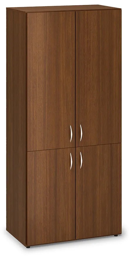 Vysoká skriňa ProOffice 80 x 47 x 178 cm, orech