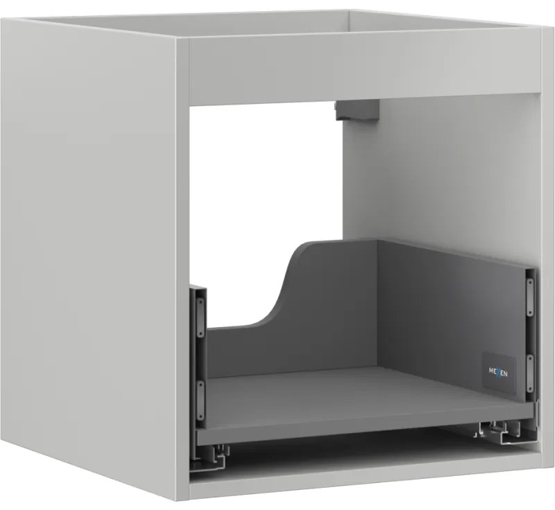 Mexen Box-A, závesná skrinka 45 cm, 1 zásuvka, sivá matná, 91AX0-0450-470-1-62