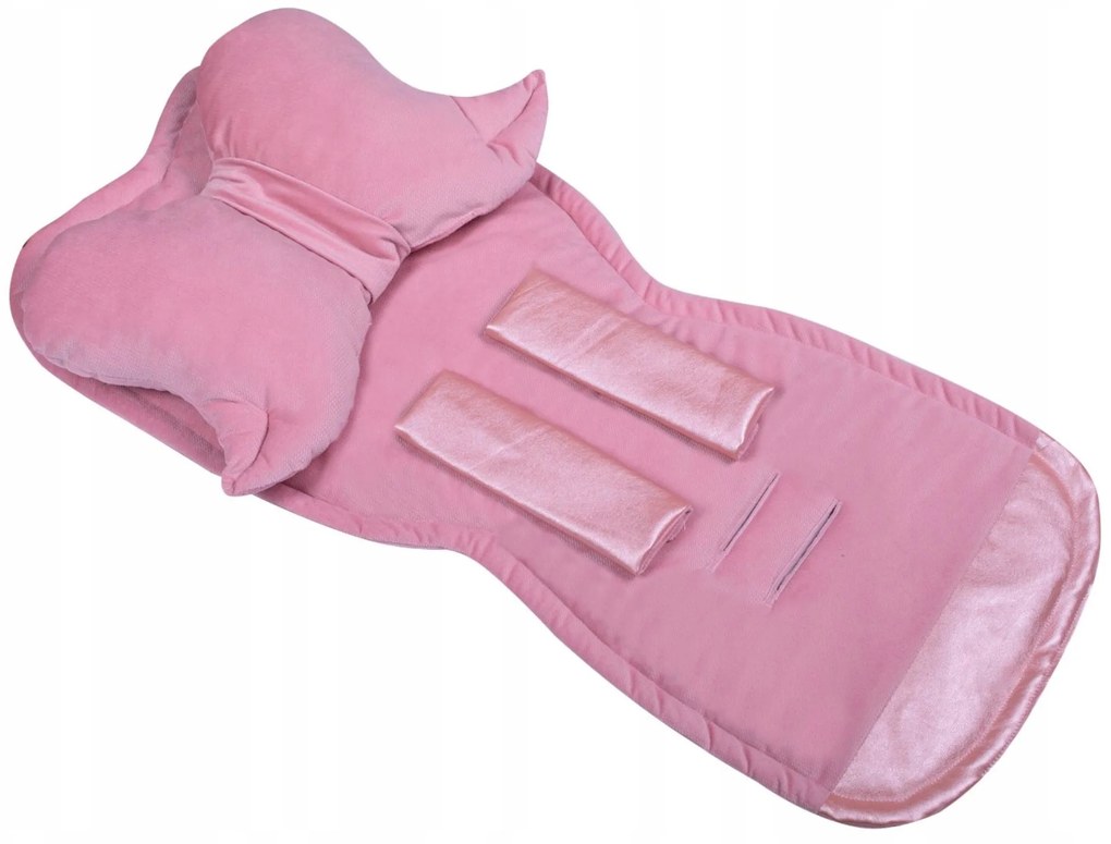 Vulpi Podložka do kočíka 5v1 Metalic Velvet Farba: ružová