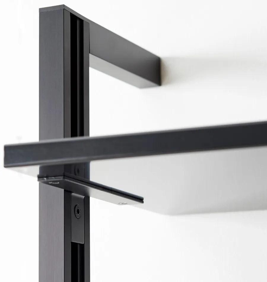 Čierna knižnica v dekore duba 98x210 cm Edge by Hammel – Hammel Furniture