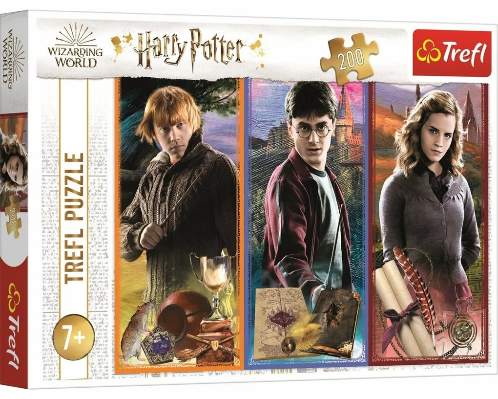 TREFL Harry Potter: Ve světě magie a kouzel 200 dílků