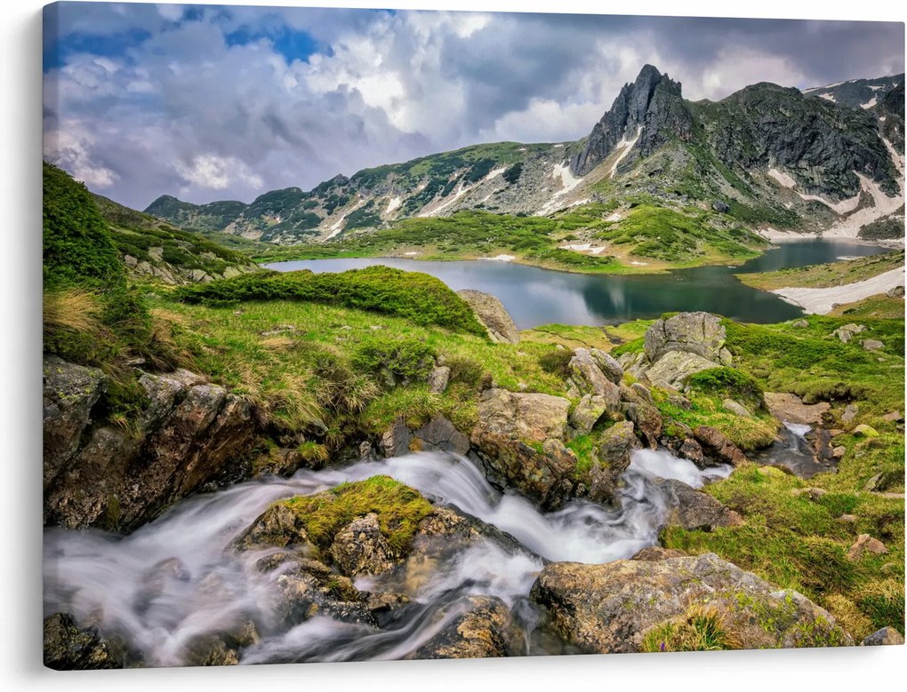 Obraz - Pohľad na horu Rila (70x50 cm)
