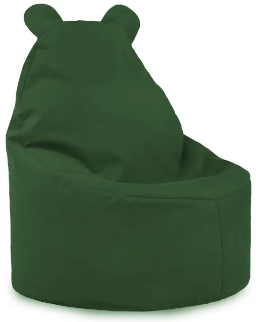 Kreslo pre deti Teddy tmavozelené
