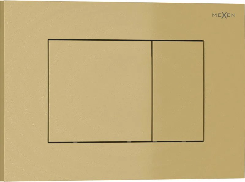 Mexen Tex 02, splachovacie tlačidlo, zlatá, 6102-06