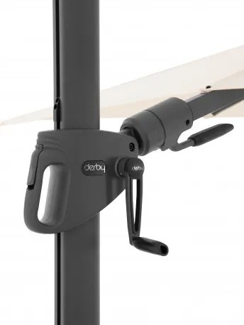 Derby DERBY DX 210 x 210 cm - záhradný slnečník s bočnou nohou - 2. akosť (S286)