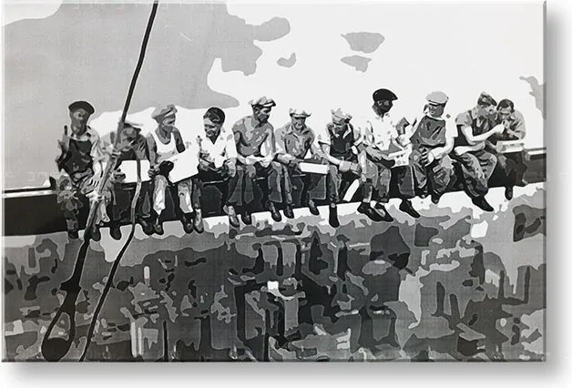 Ručne maľovaný POP Art obraz Manhattan