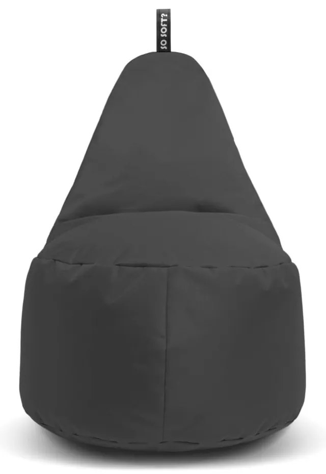 Oranžový detský sedací vak Lull M – So Soft?