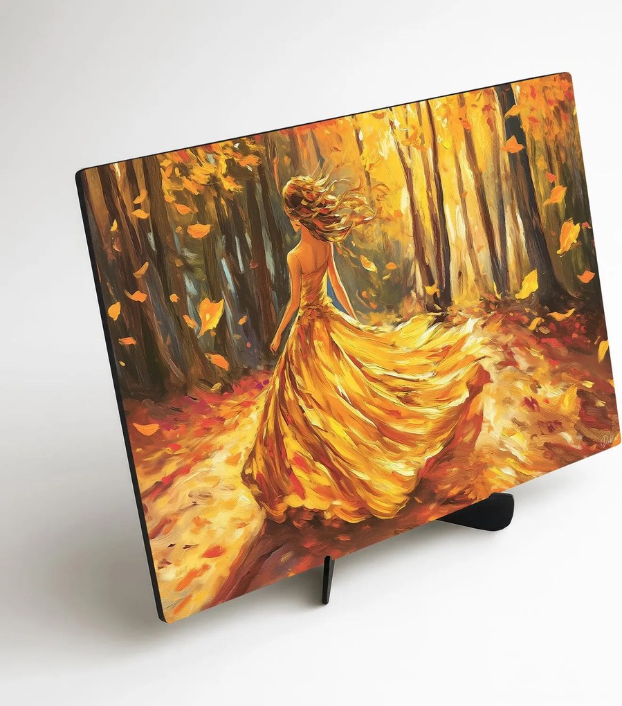 DUBLEZ | Jesenný obraz ženy v lese