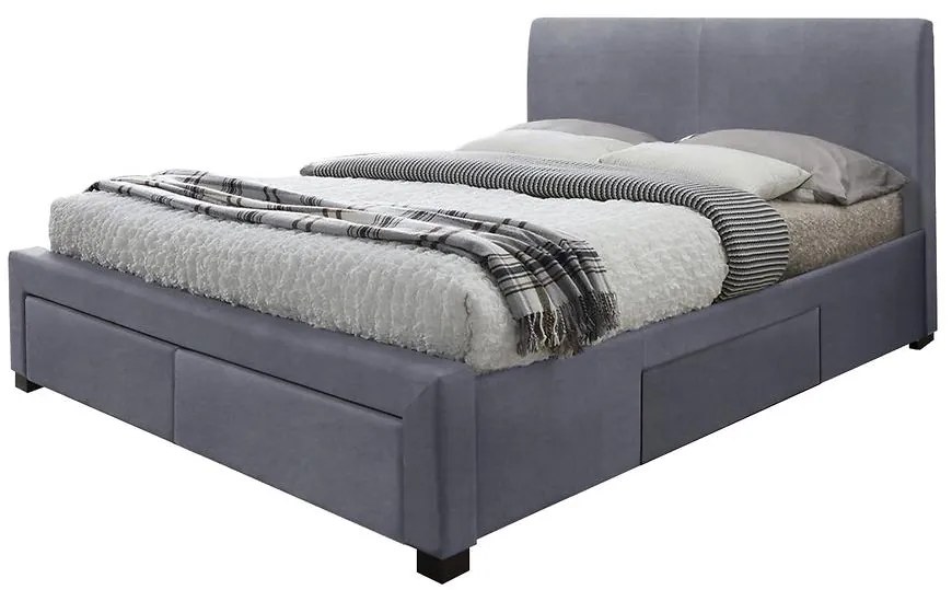 Posteľ Modena 3 160 sivá