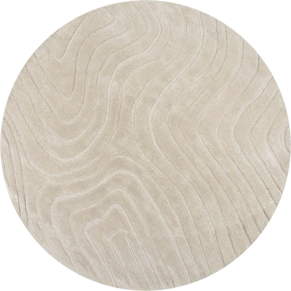 XXXLutz VLNENÝ KOBEREC, 160/160 cm prírodná farba Flair Rugs - Online Only bytové doplnky - 003165044502