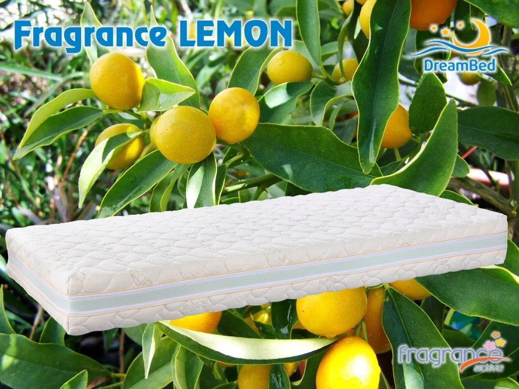 Matrac Fragrance Lemon z pamäťovej peny DreamBed - 85x190cm Tiahome