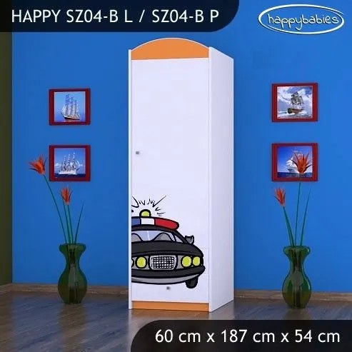 Detská skriňa POLÍCIA - TYP 4B