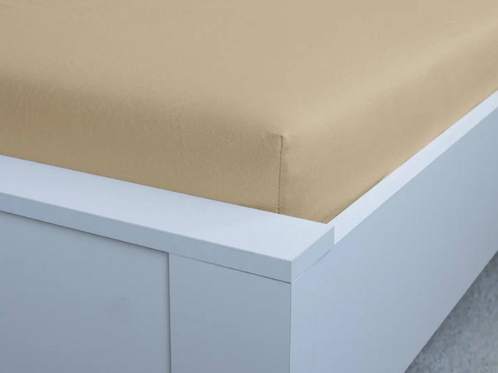XPOSE® Jersey plachta Exclusive - béžová 90x200 cm