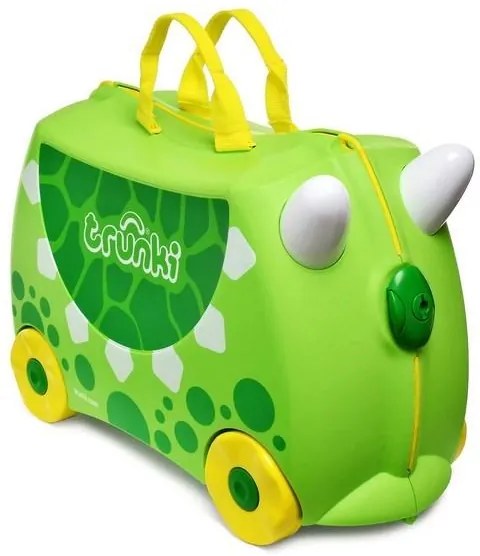 Detský kufor TRUNKI na kolieskách TRU-0352, rozměr 47x31x21 cm, kufr dinosaurus, Impol Trade