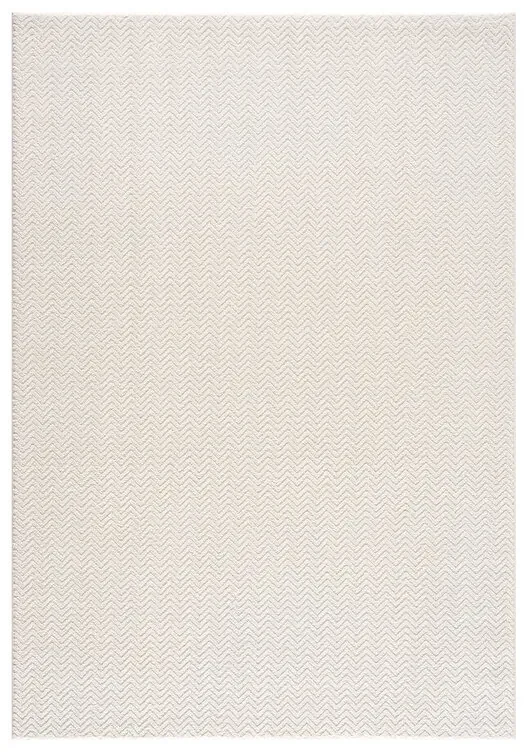 Dekorstudio Jednofarebný koberec FANCY 805 - smotanovo biely Rozmer koberca: 120x160cm