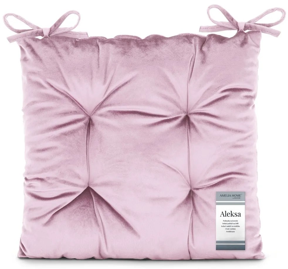 Podsedák na stoličku Aleksa svetloružová