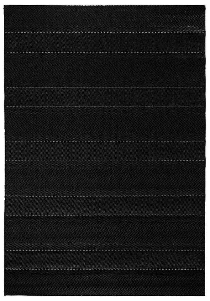 Čierny vonkajší koberec Hanse Home Sunshine, 80 x 150 cm