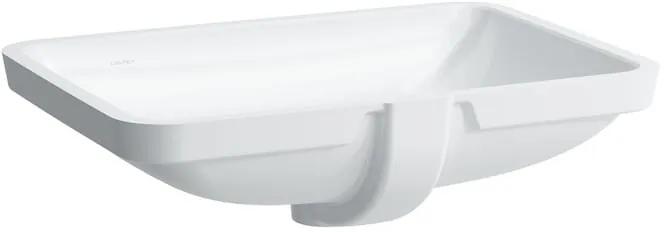 Laufen Pro S umývadlo 64.5x45 cm obdĺžnik podpultové umývadlo biela H8119690001091