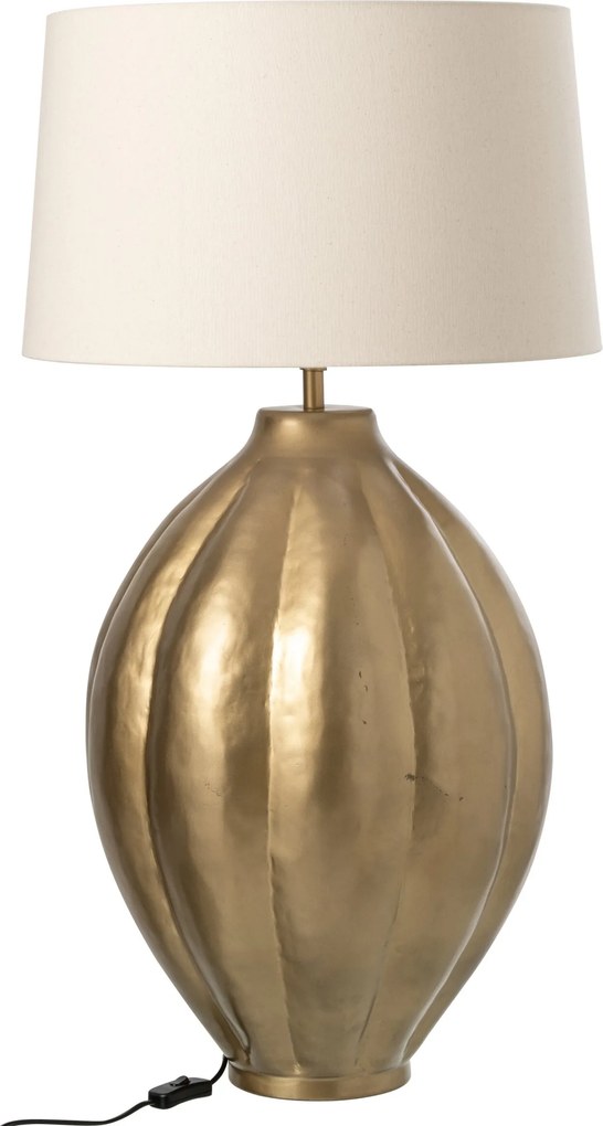 Veľká zlatá stojacia lampa Inged – 42*40*63 cm