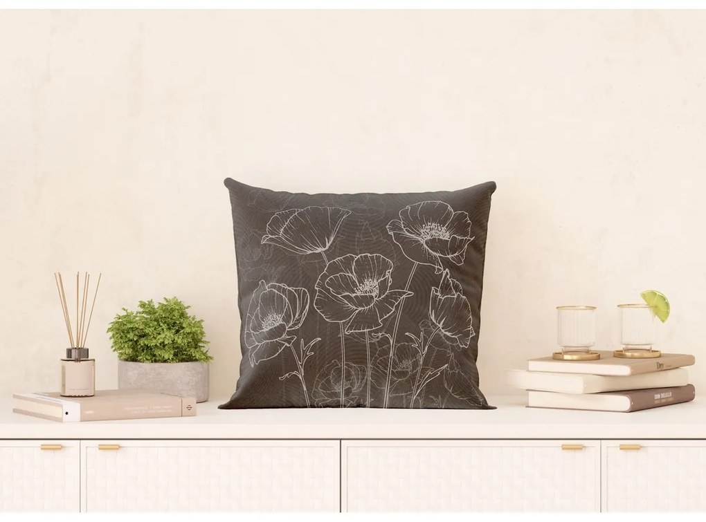 Vankúšik Sivé maky, 45 x 45 cm