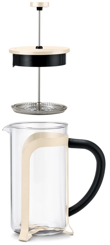 Kanvica french press 800 ml, 6 šálok, béžová