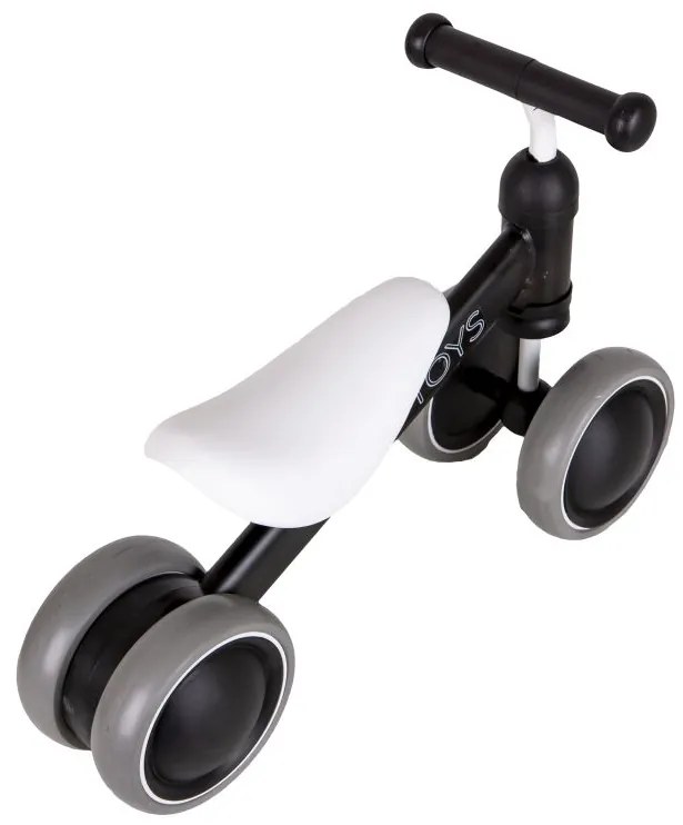 Odrážadlo/minibicykel, sivé, Ecotoys