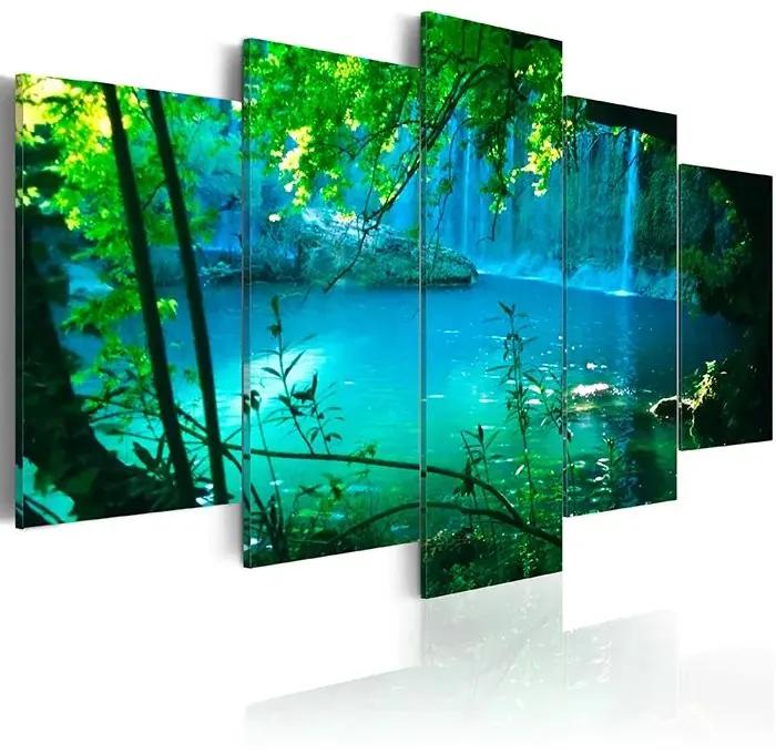 Obraz - Turquoise seclusion Veľkosť: 225x112.5, Verzia: Premium Print