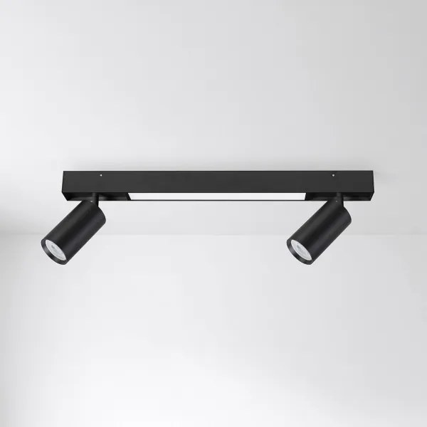 Brilagi - LED bodové svietidlo SELE 2xGU10/30W/230V + LED/15W čierna